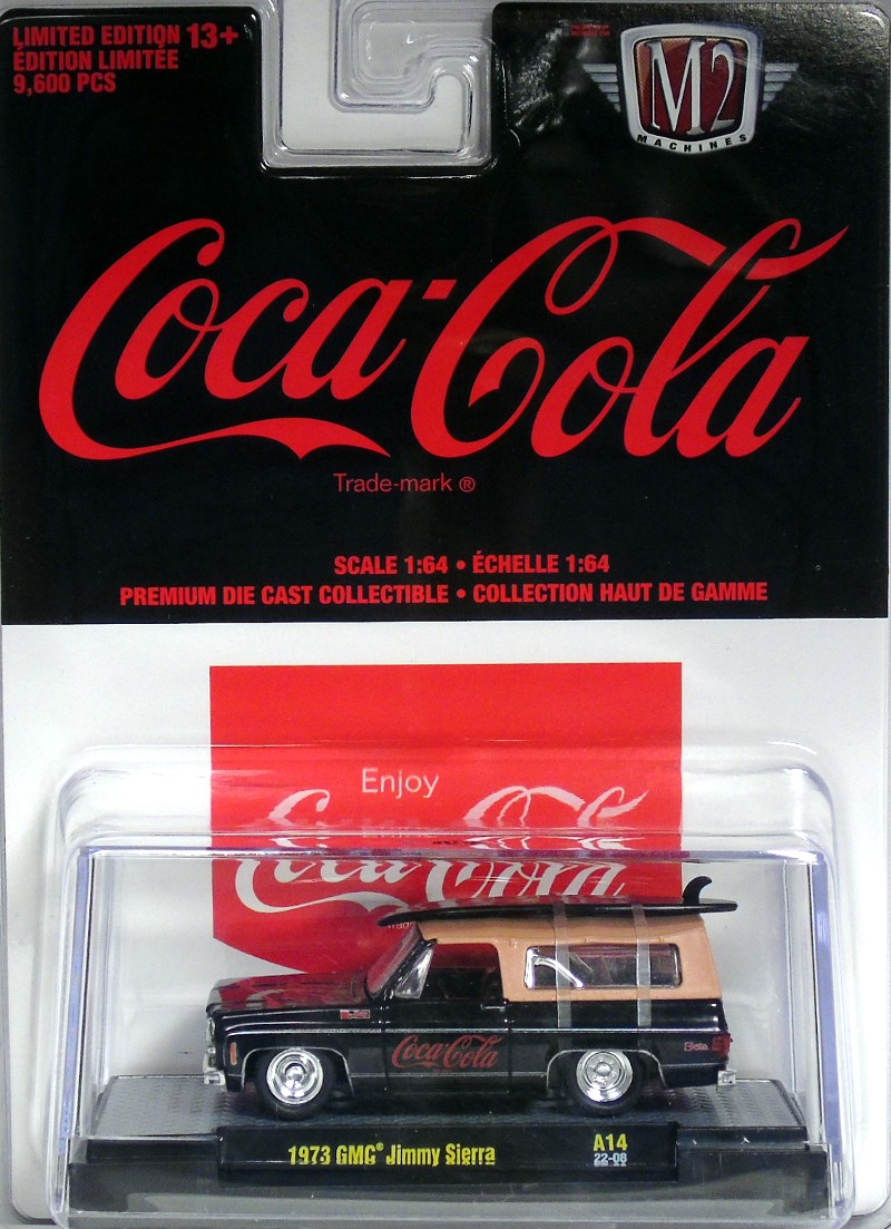 M2 Machines Coca Cola Release A14 1973 GMC Jimmy Sierra COCA-COLA
